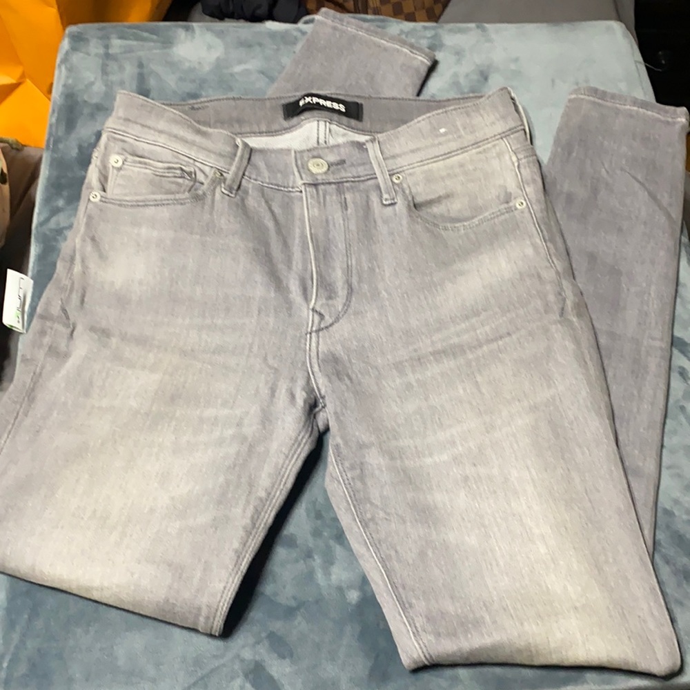 Legging mid rise gray jeans